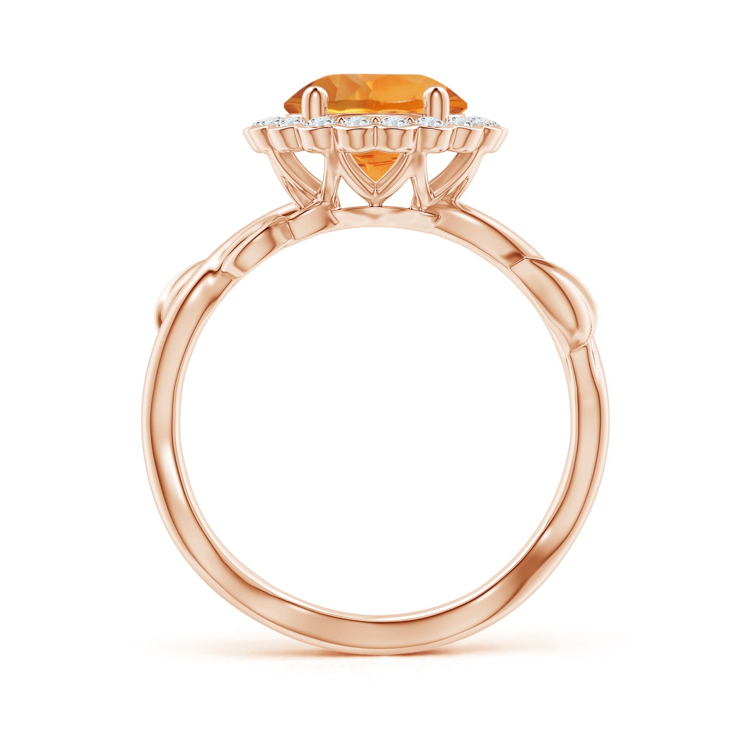 AAA - Citrine / 1.95 CT / 14 KT Rose Gold