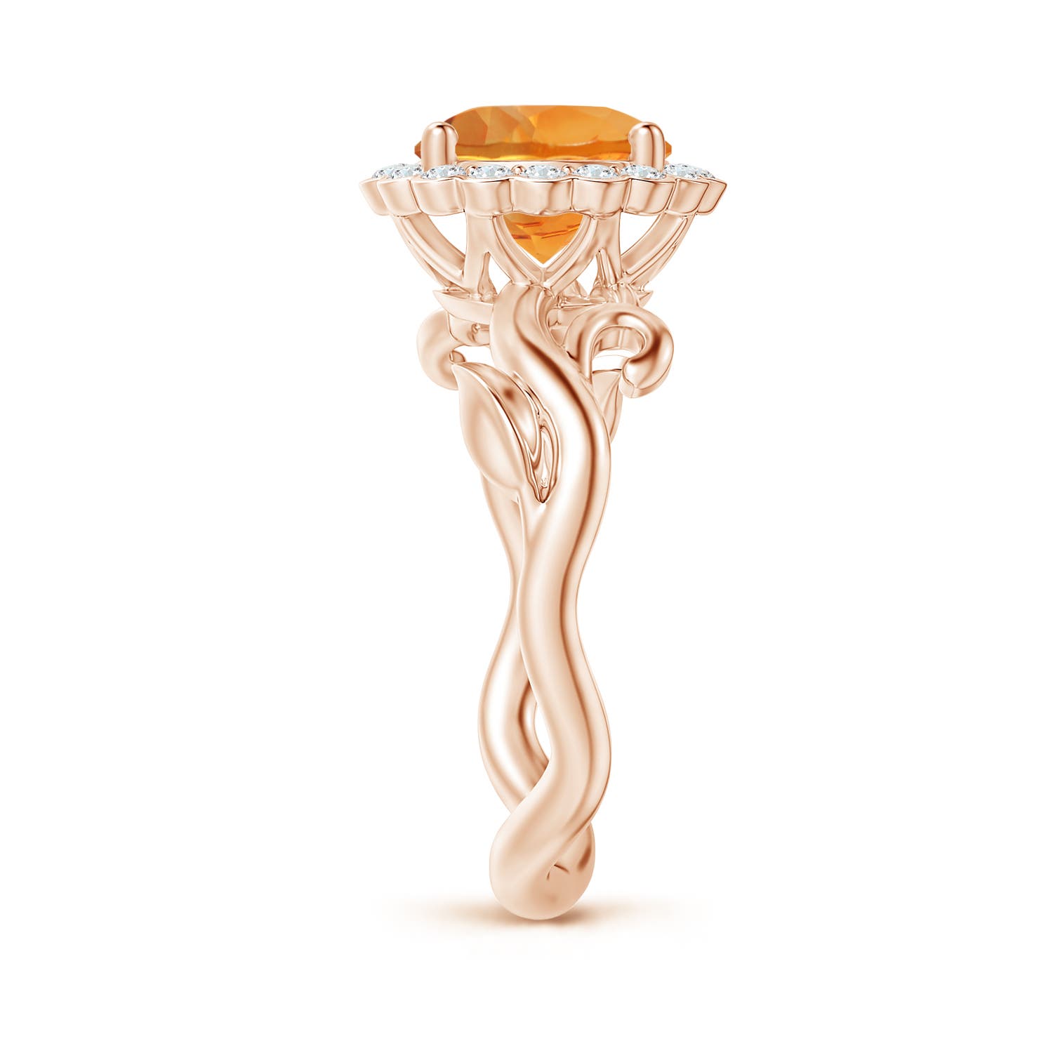 AAA - Citrine / 1.95 CT / 14 KT Rose Gold