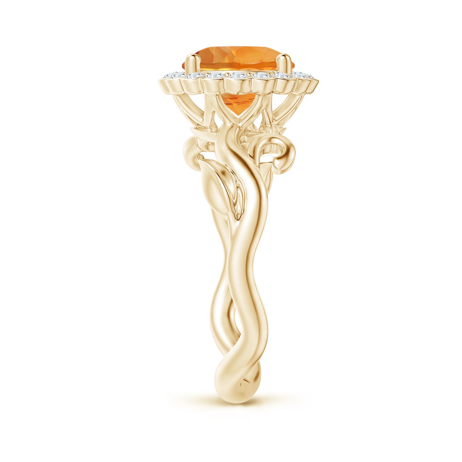 AAA - Citrine / 1.95 CT / 14 KT Yellow Gold