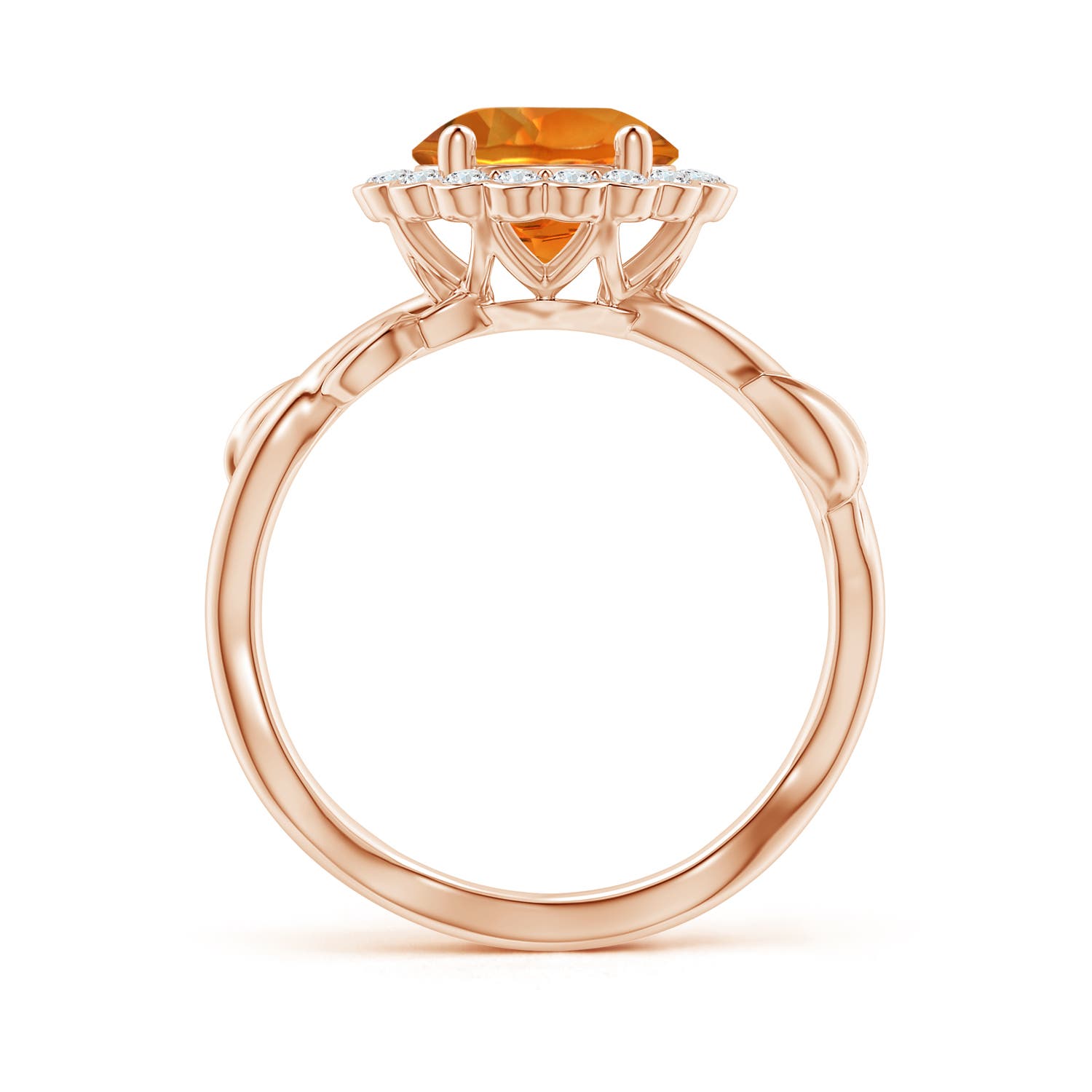 AAAA - Citrine / 1.95 CT / 14 KT Rose Gold