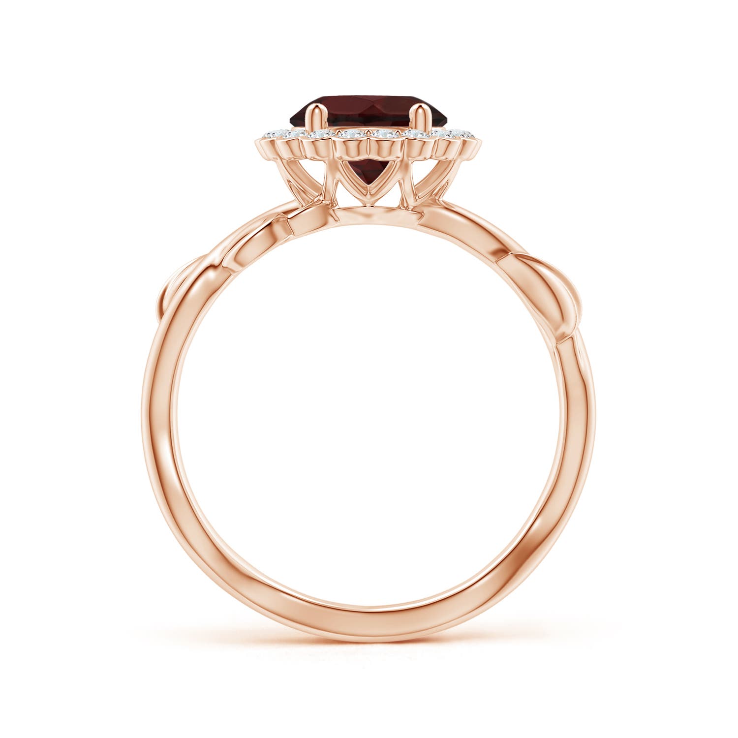 A - Garnet / 1.86 CT / 14 KT Rose Gold