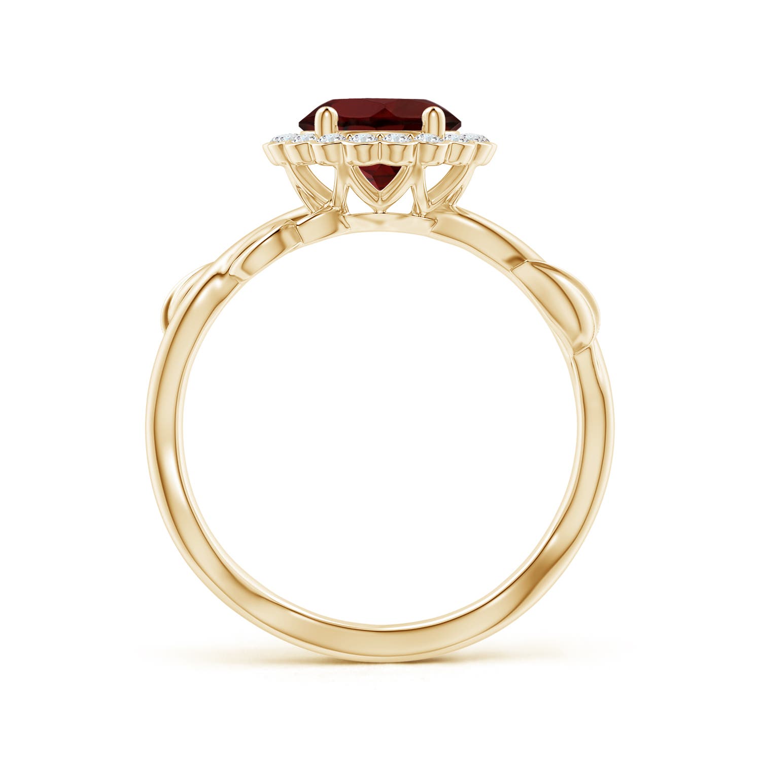 AA - Garnet / 1.86 CT / 14 KT Yellow Gold