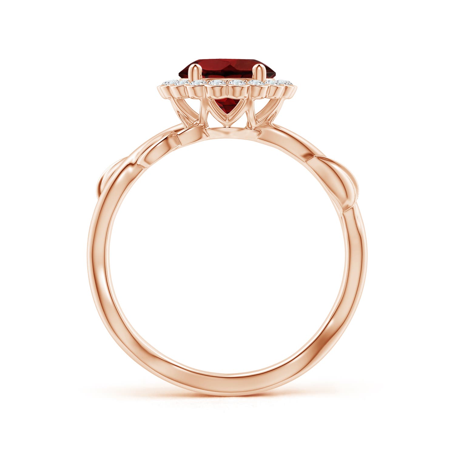 AAA - Garnet / 1.86 CT / 14 KT Rose Gold