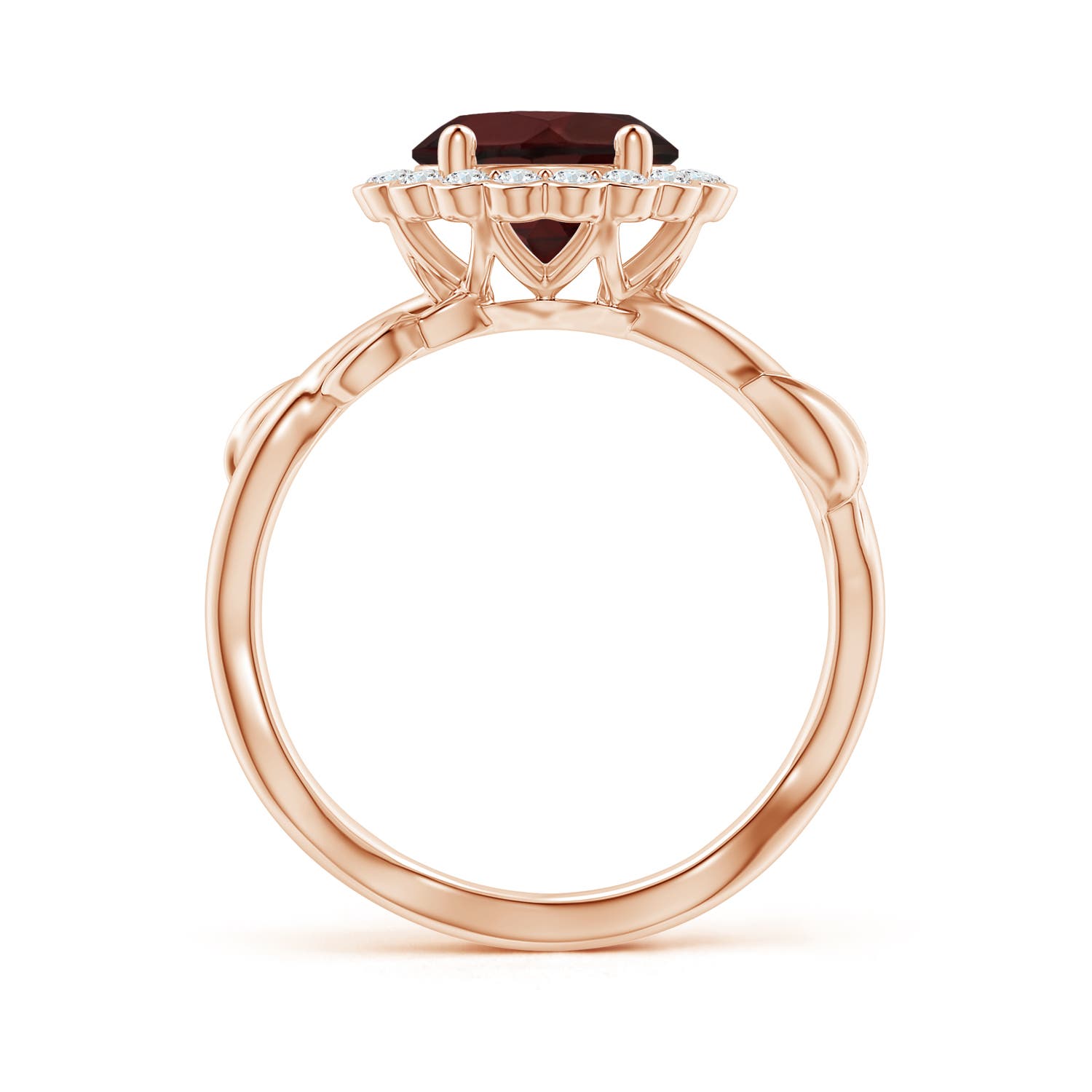 A - Garnet / 2.7 CT / 14 KT Rose Gold