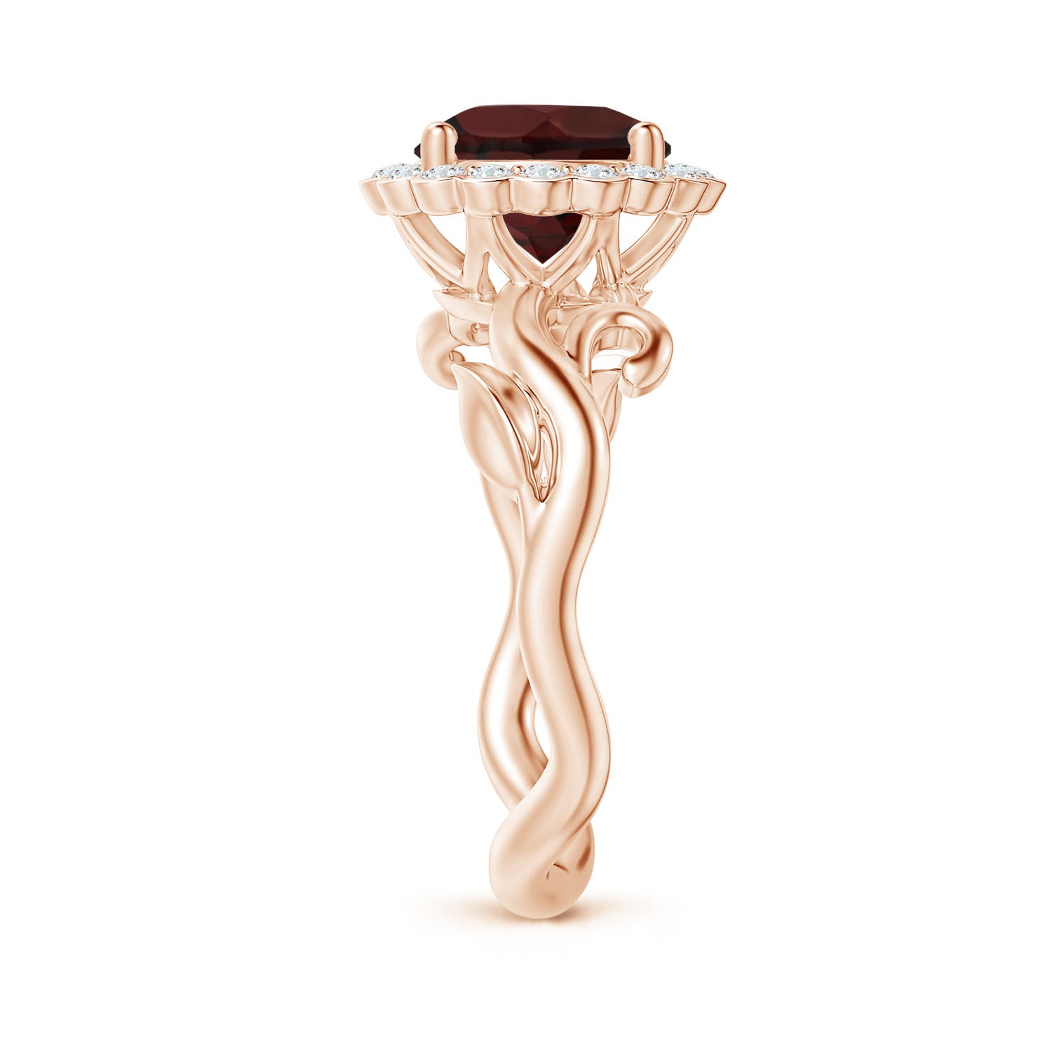 A - Garnet / 2.7 CT / 14 KT Rose Gold