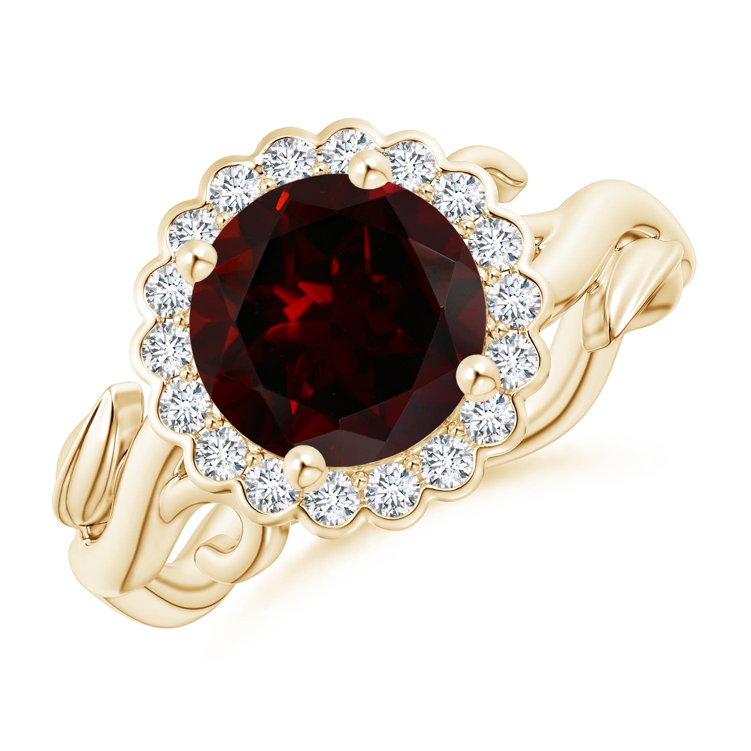 A - Garnet / 2.7 CT / 14 KT Yellow Gold