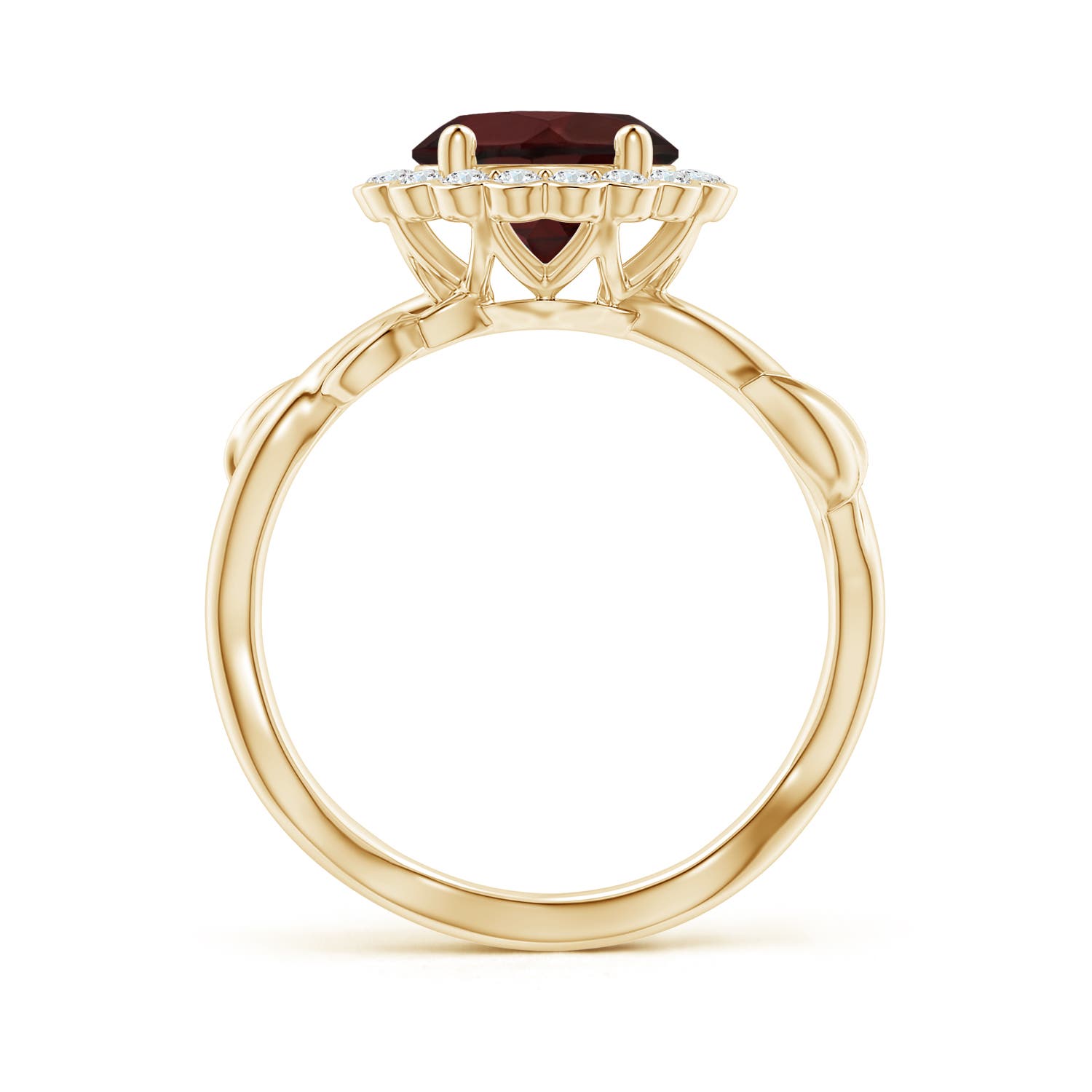 A - Garnet / 2.7 CT / 14 KT Yellow Gold