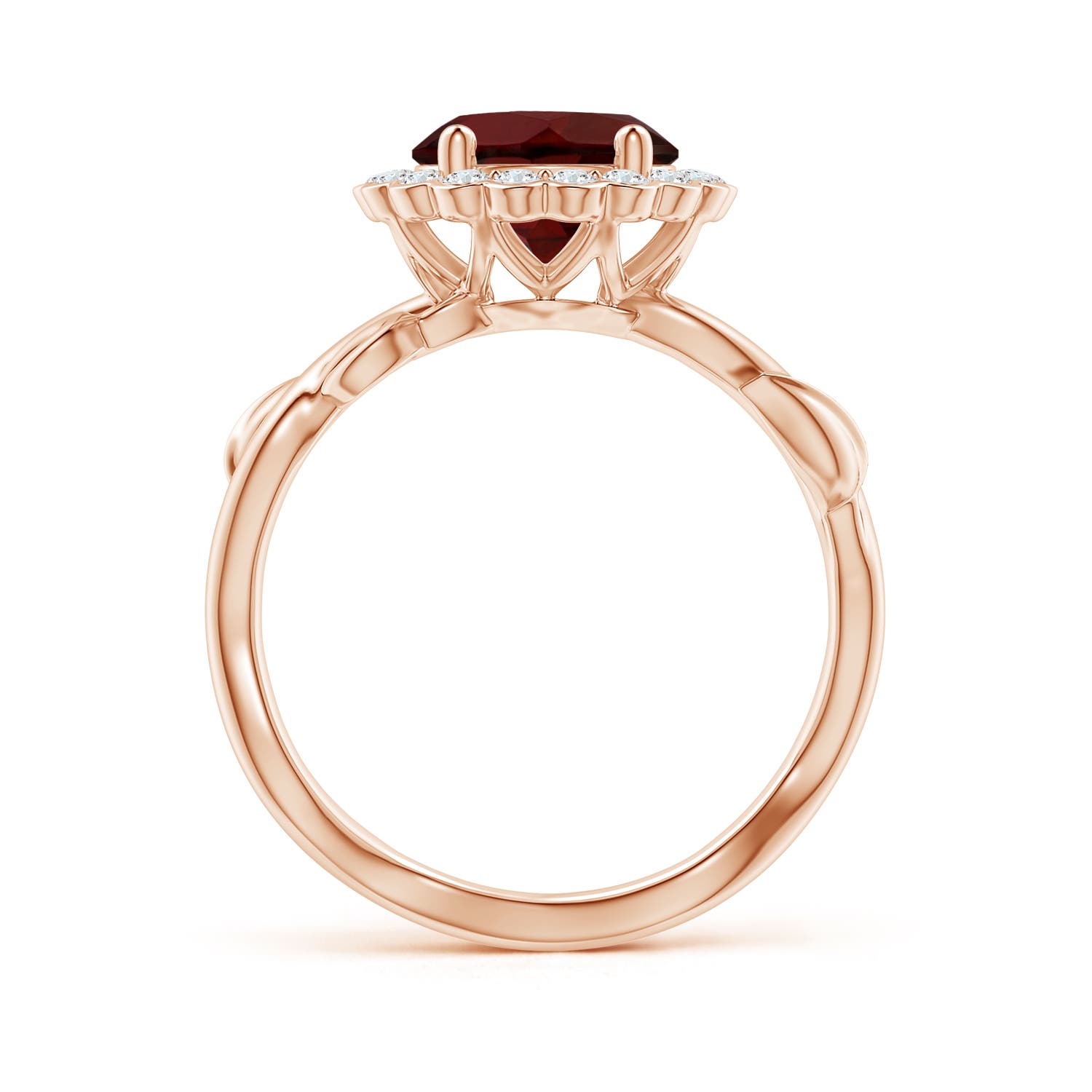 AA - Garnet / 2.7 CT / 14 KT Rose Gold