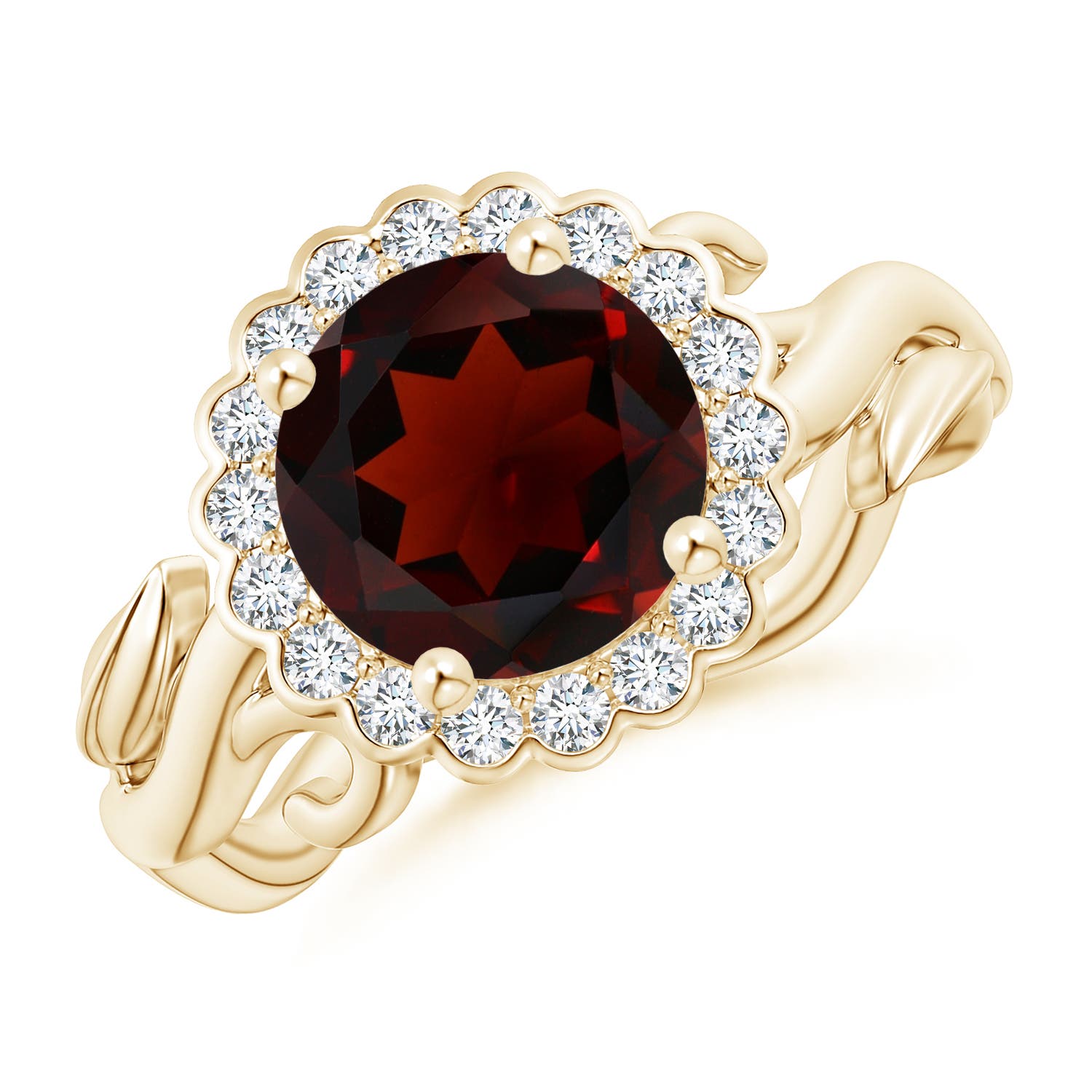 AA - Garnet / 2.7 CT / 14 KT Yellow Gold