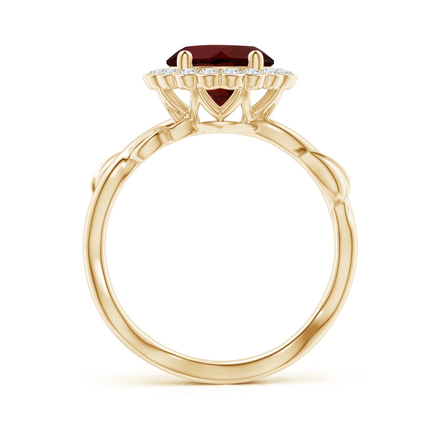 AA - Garnet / 2.7 CT / 14 KT Yellow Gold