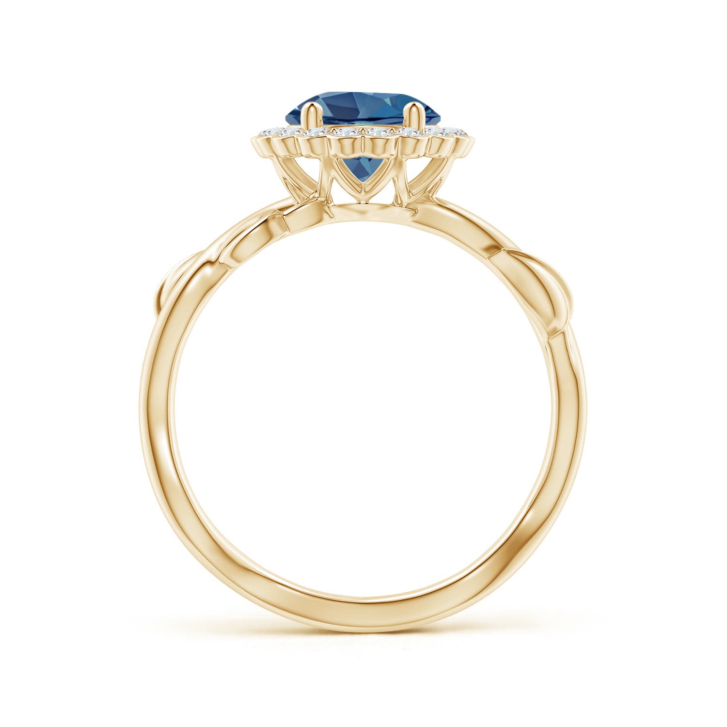 A - London Blue Topaz / 1.73 CT / 14 KT Yellow Gold