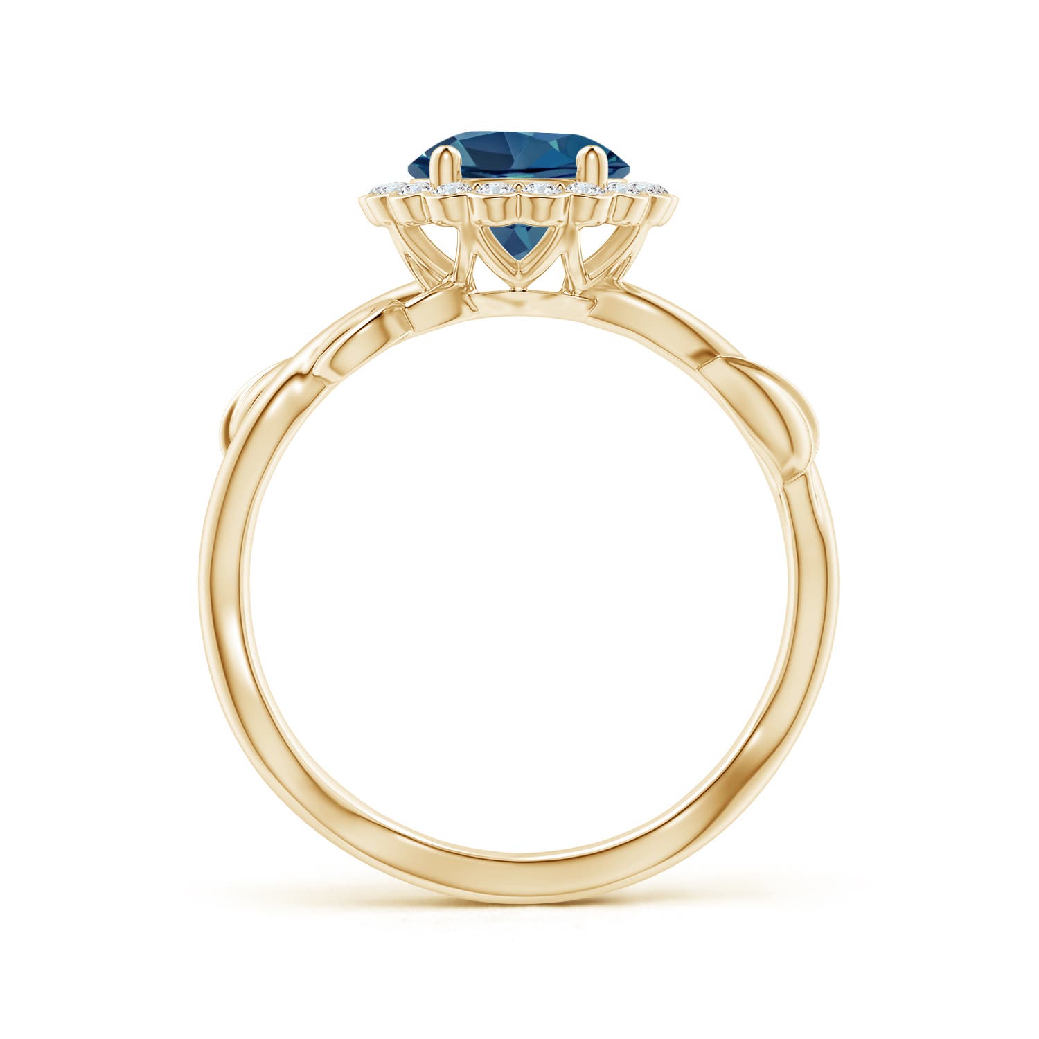 AA - London Blue Topaz / 1.73 CT / 14 KT Yellow Gold