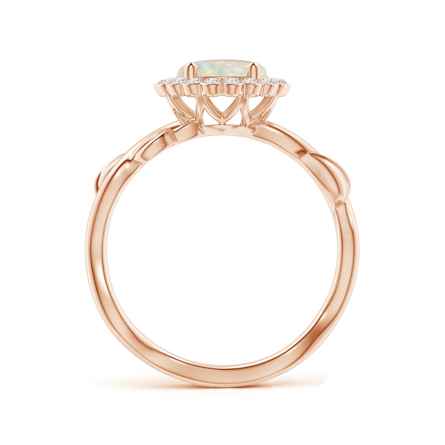 AAA - Opal / 0.93 CT / 14 KT Rose Gold