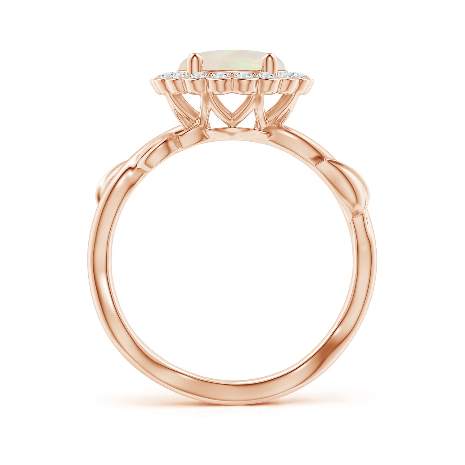 A - Opal / 1.4 CT / 14 KT Rose Gold