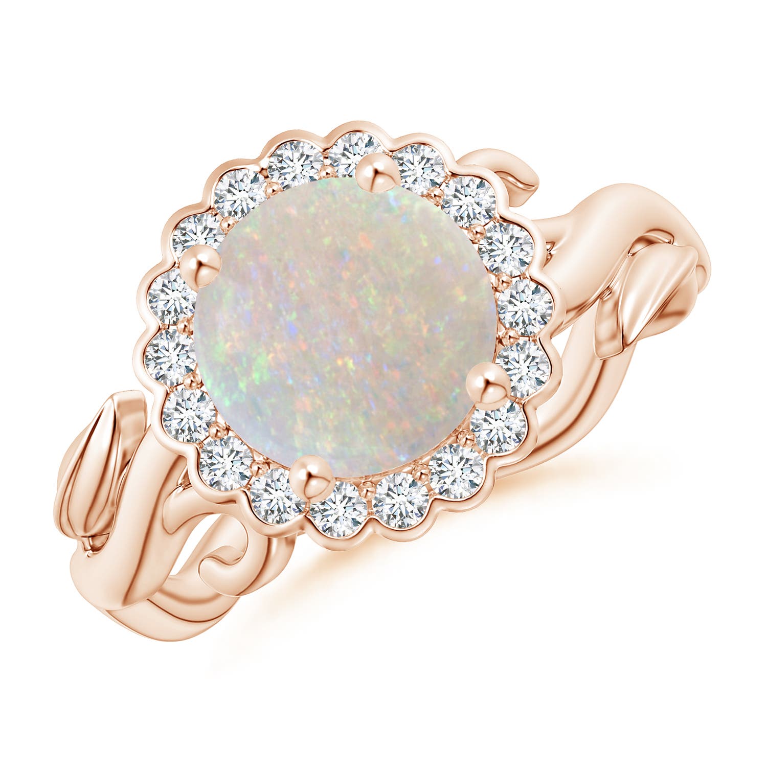 AA - Opal / 1.4 CT / 14 KT Rose Gold