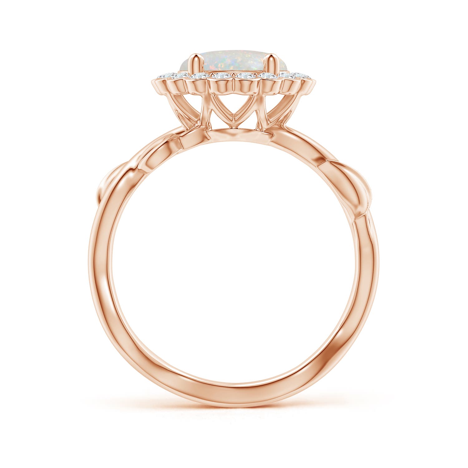 AA - Opal / 1.4 CT / 14 KT Rose Gold