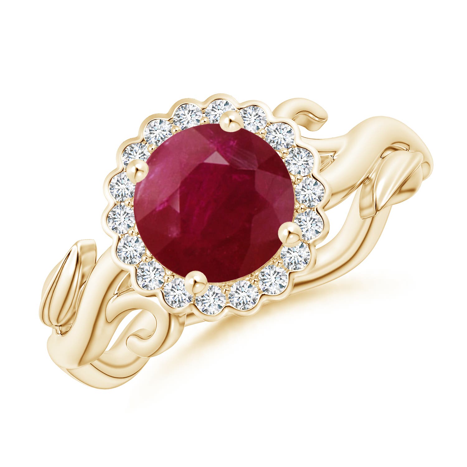 A - Ruby / 1.76 CT / 14 KT Yellow Gold