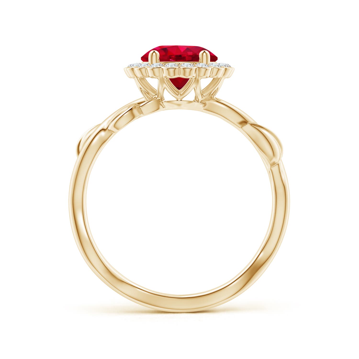 AAA - Ruby / 1.76 CT / 14 KT Yellow Gold