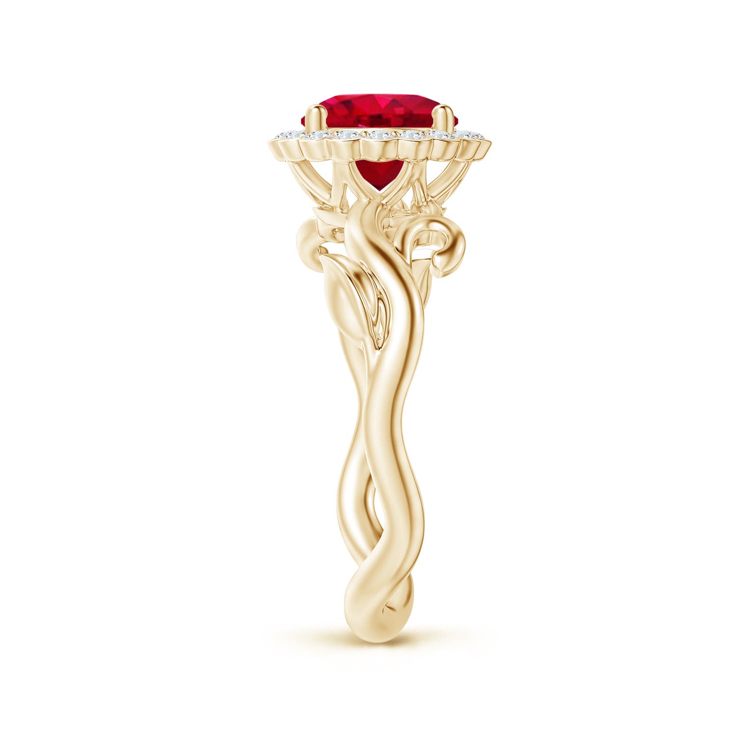 AAA - Ruby / 1.76 CT / 14 KT Yellow Gold