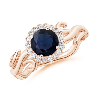 Round A Blue Sapphire