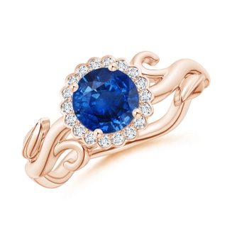 Round AAA Blue Sapphire