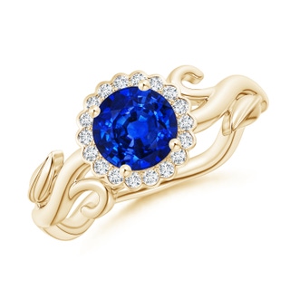 Round AAAA Blue Sapphire
