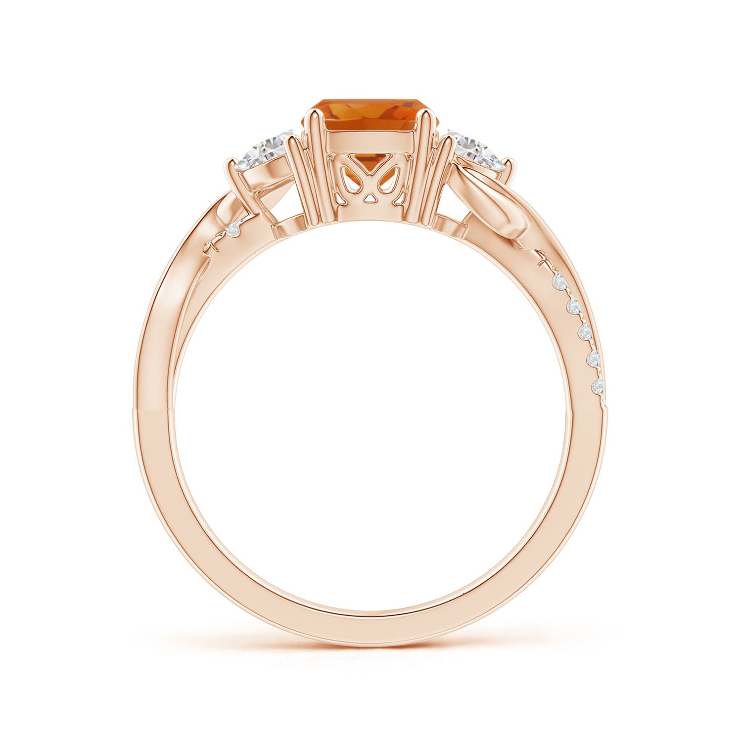 AAA - Citrine / 1.28 CT / 14 KT Rose Gold