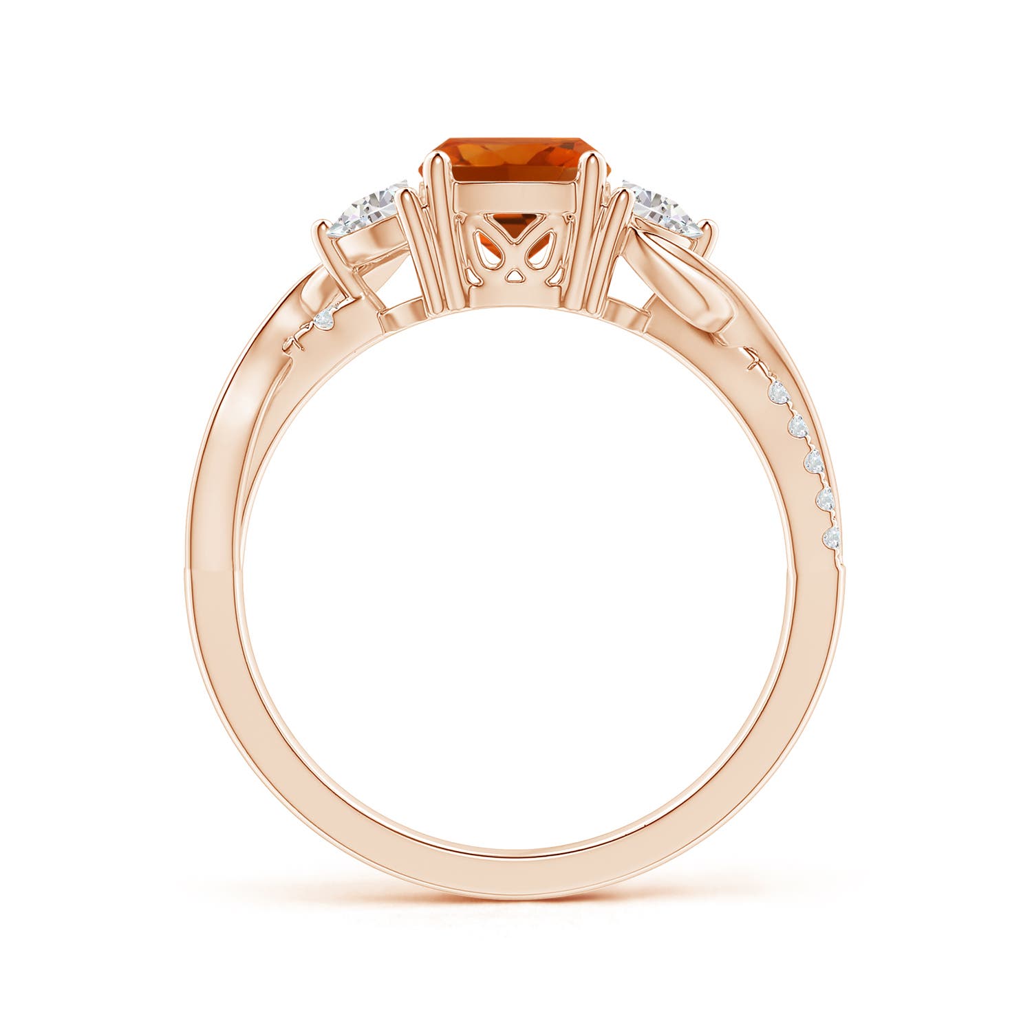 AAAA - Citrine / 1.28 CT / 14 KT Rose Gold