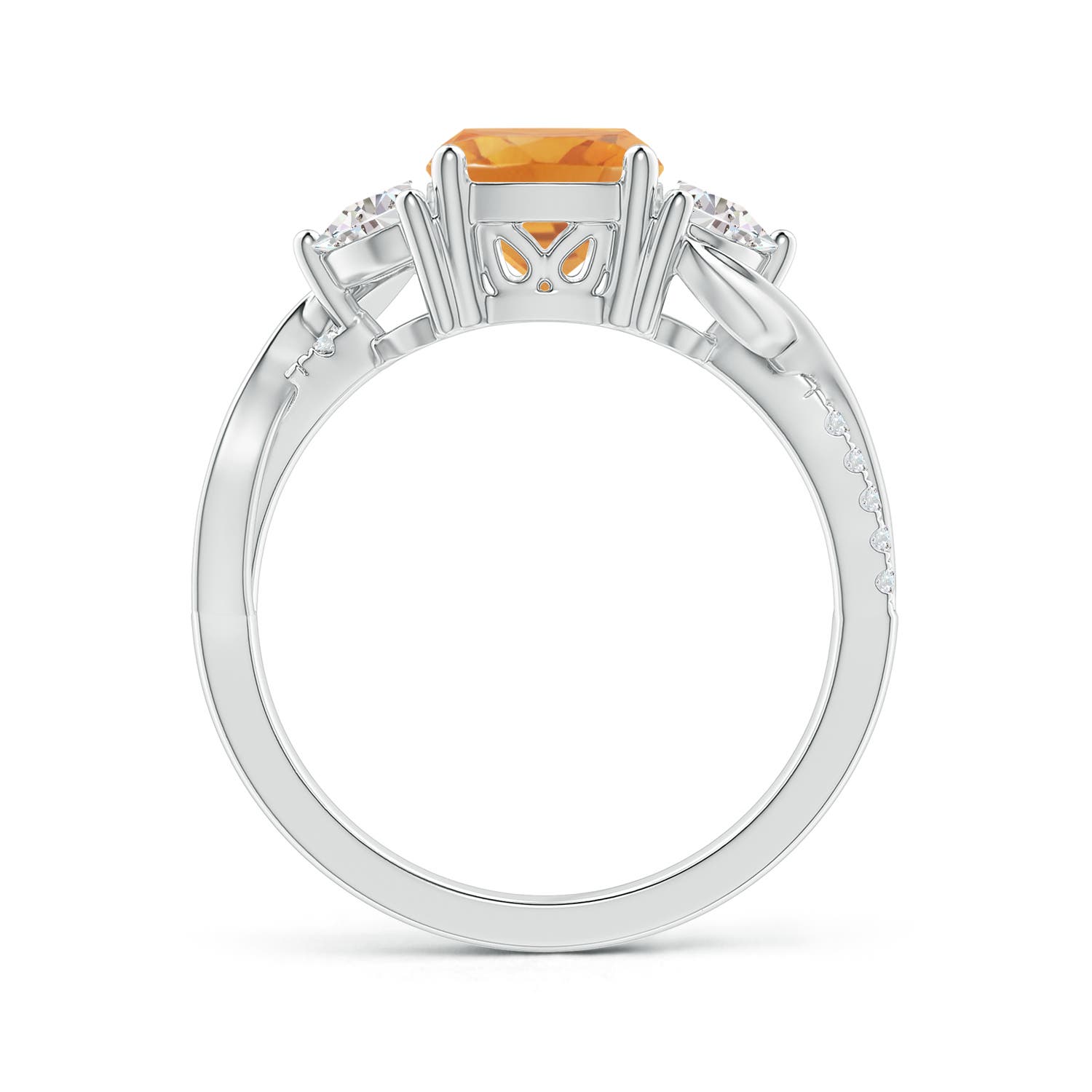 A - Citrine / 1.78 CT / 14 KT White Gold