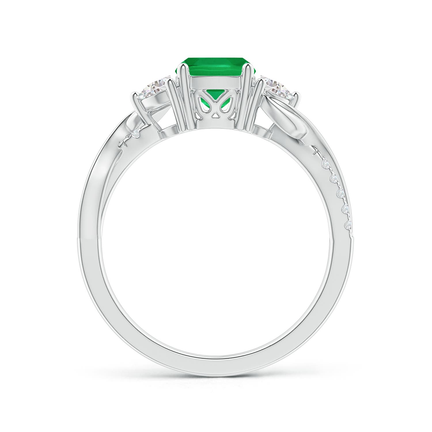 AA - Emerald / 1.37 CT / 14 KT White Gold