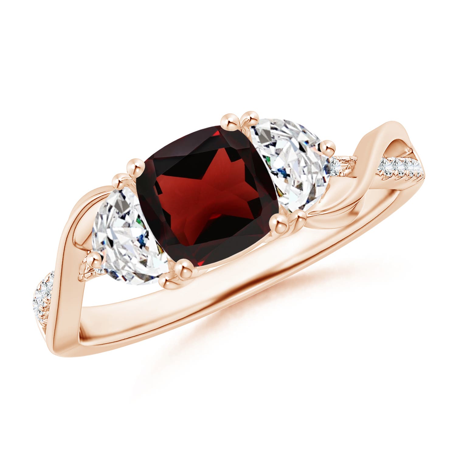 AA - Garnet / 1.63 CT / 14 KT Rose Gold