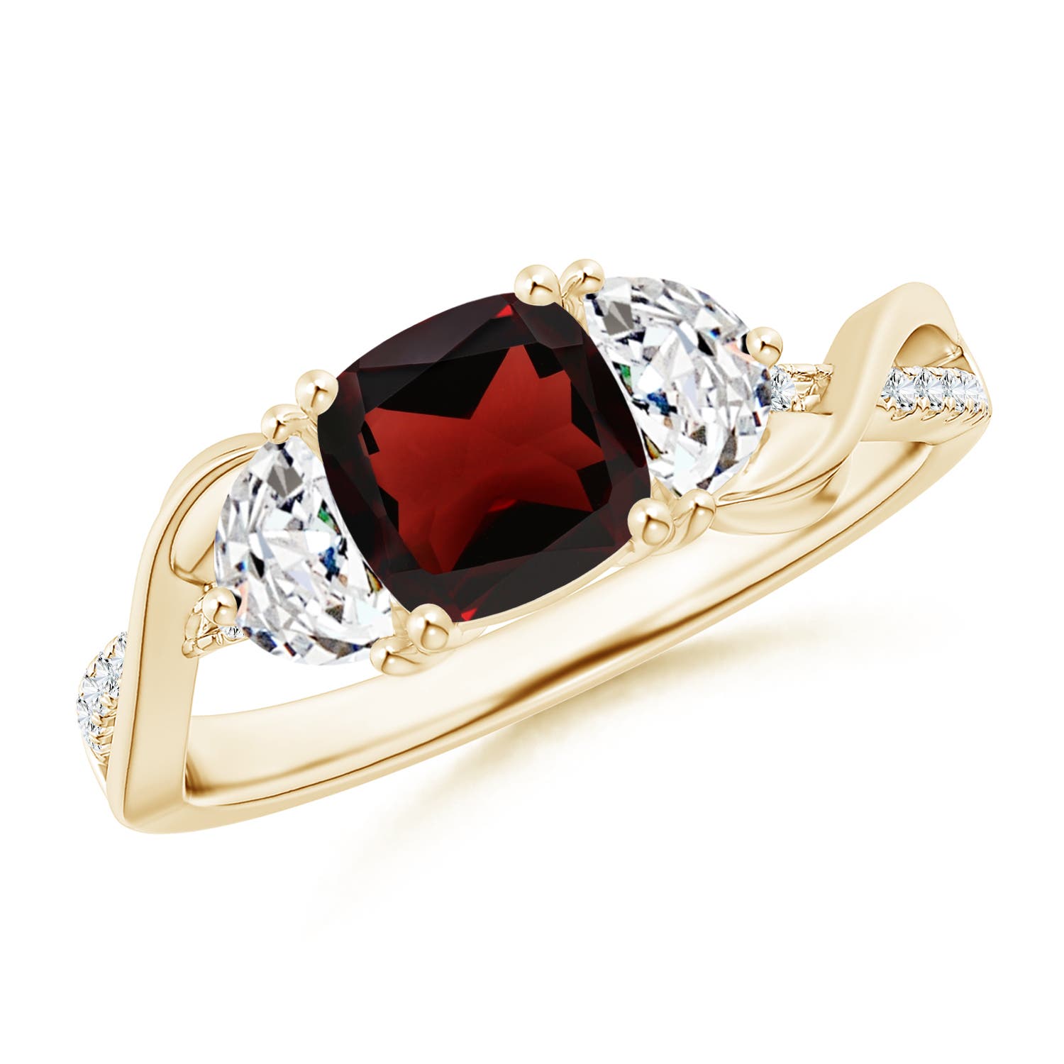 AA - Garnet / 1.63 CT / 14 KT Yellow Gold