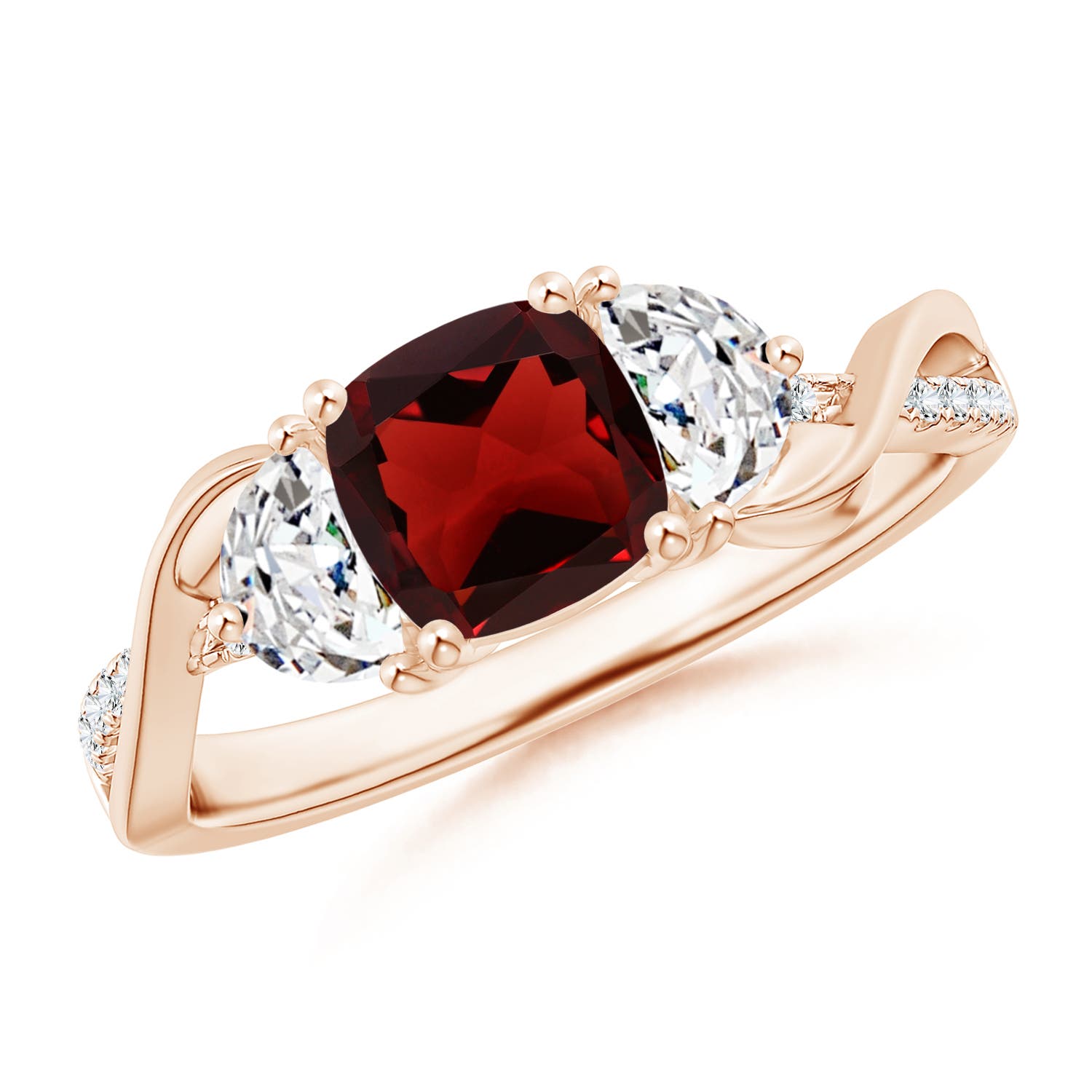 AAA - Garnet / 1.63 CT / 14 KT Rose Gold