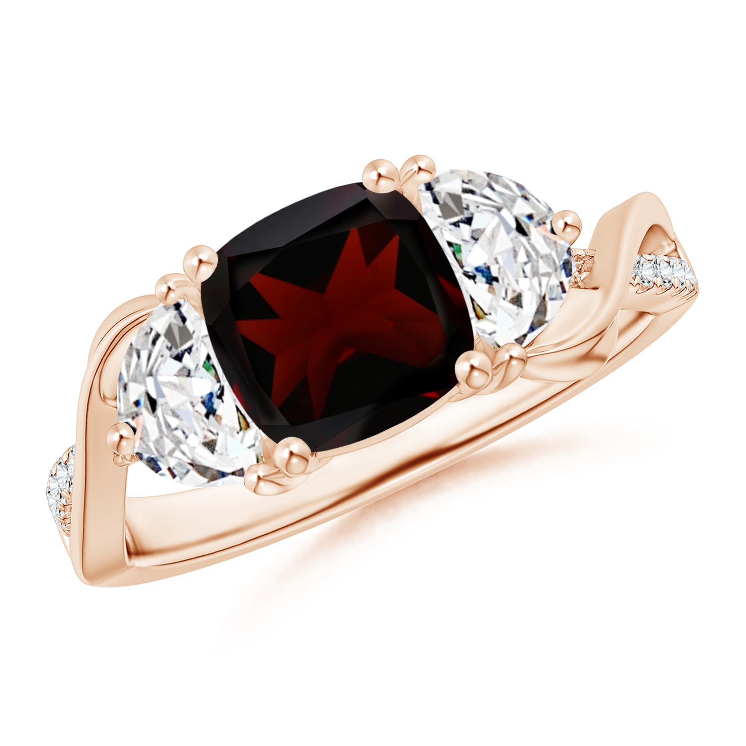 A - Garnet / 1.73 CT / 14 KT Rose Gold