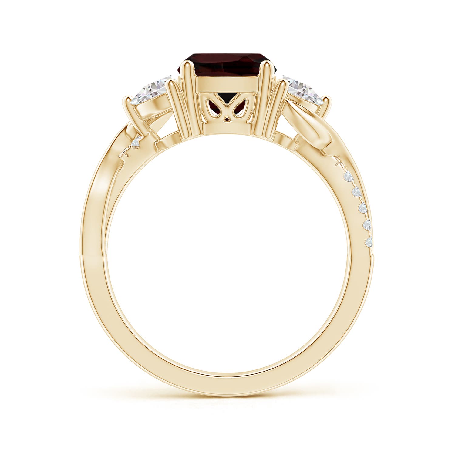 A - Garnet / 1.73 CT / 14 KT Yellow Gold