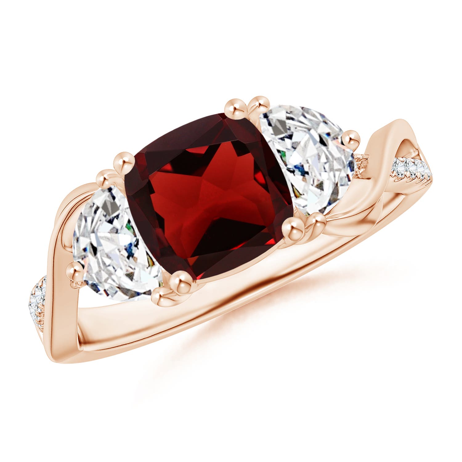 AAA - Garnet / 1.73 CT / 14 KT Rose Gold