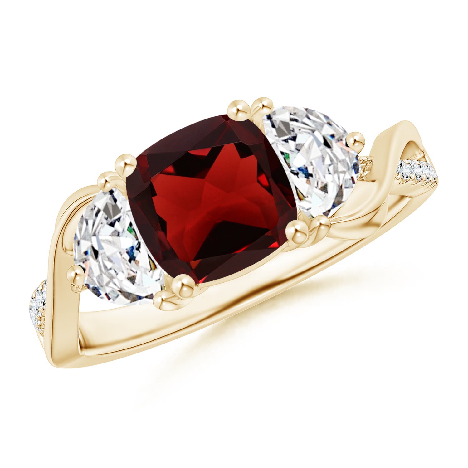 AAA - Garnet / 1.73 CT / 14 KT Yellow Gold