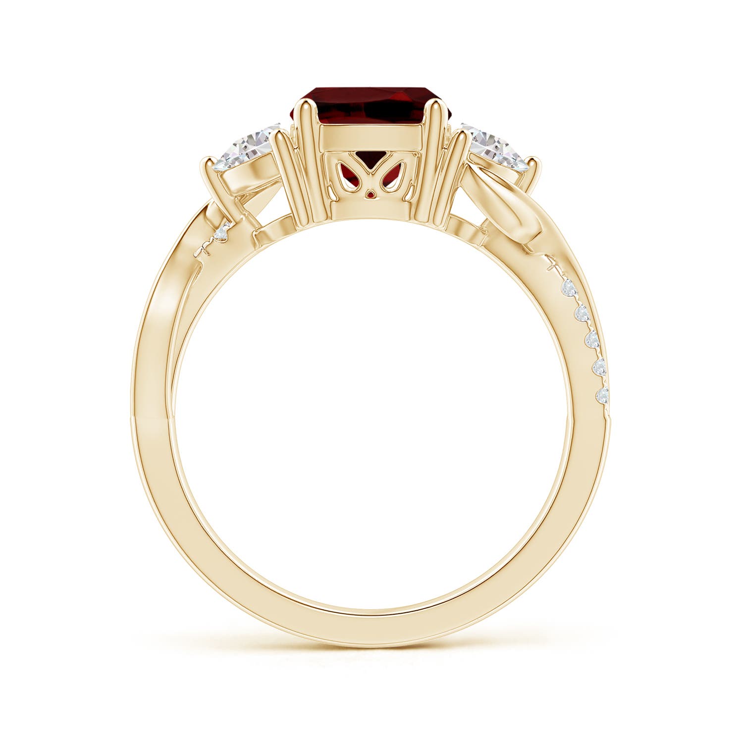 AAAA - Garnet / 1.73 CT / 14 KT Yellow Gold