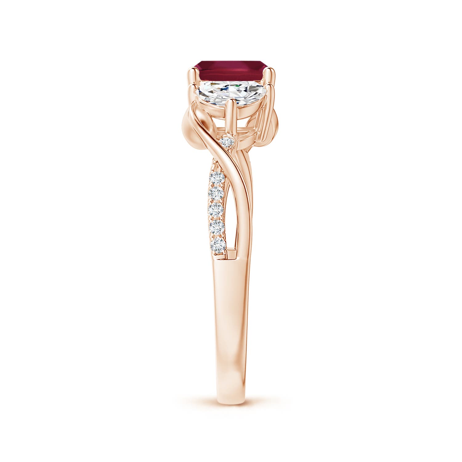 A - Ruby / 1.33 CT / 14 KT Rose Gold