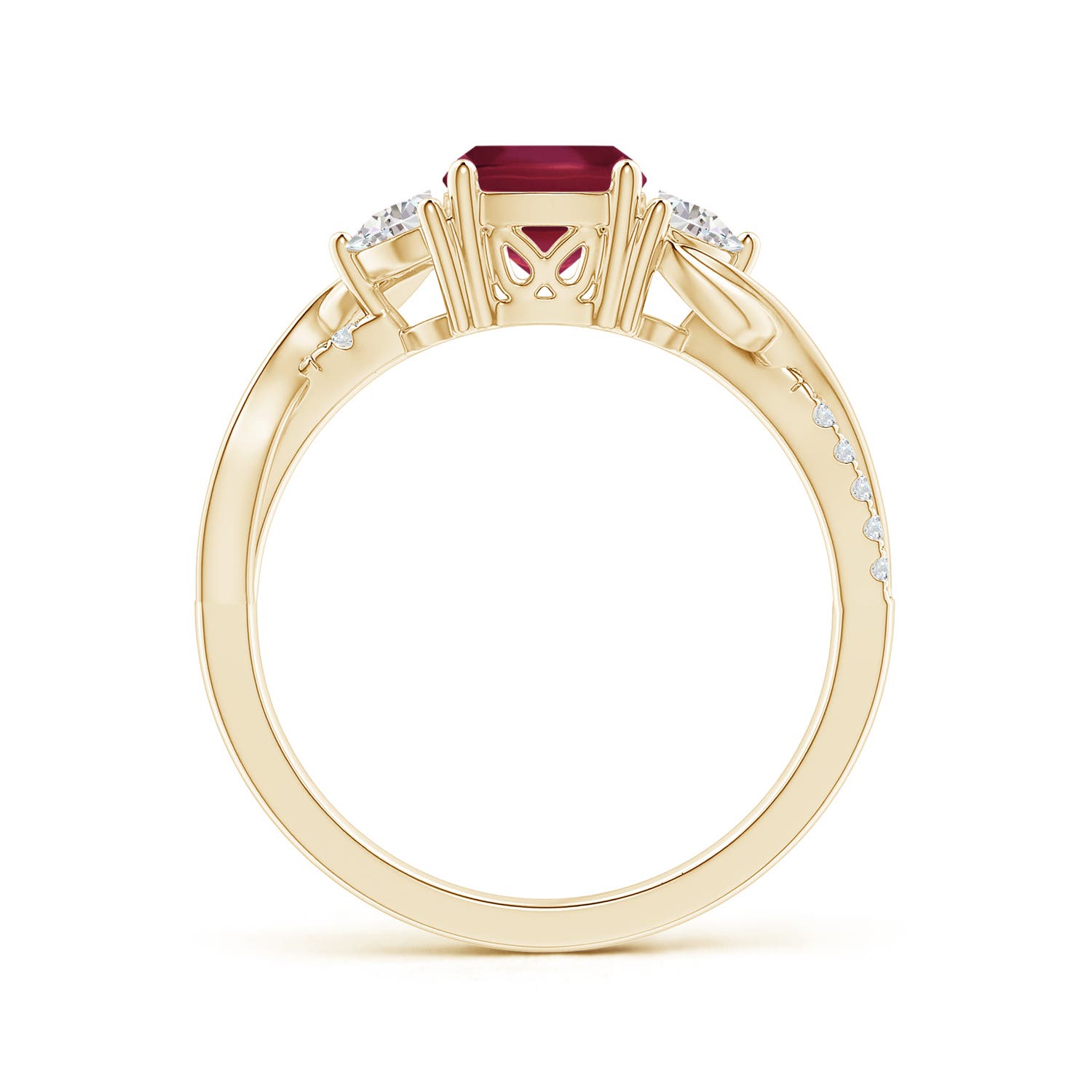 A - Ruby / 1.33 CT / 14 KT Yellow Gold