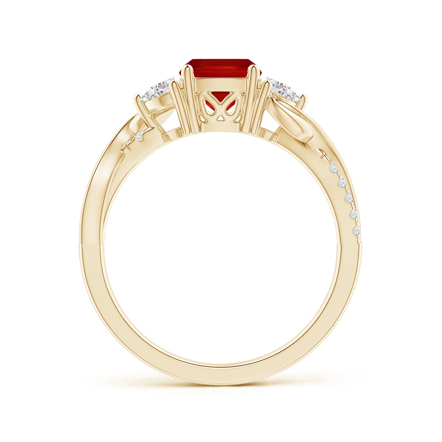 AAA - Ruby / 1.33 CT / 14 KT Yellow Gold