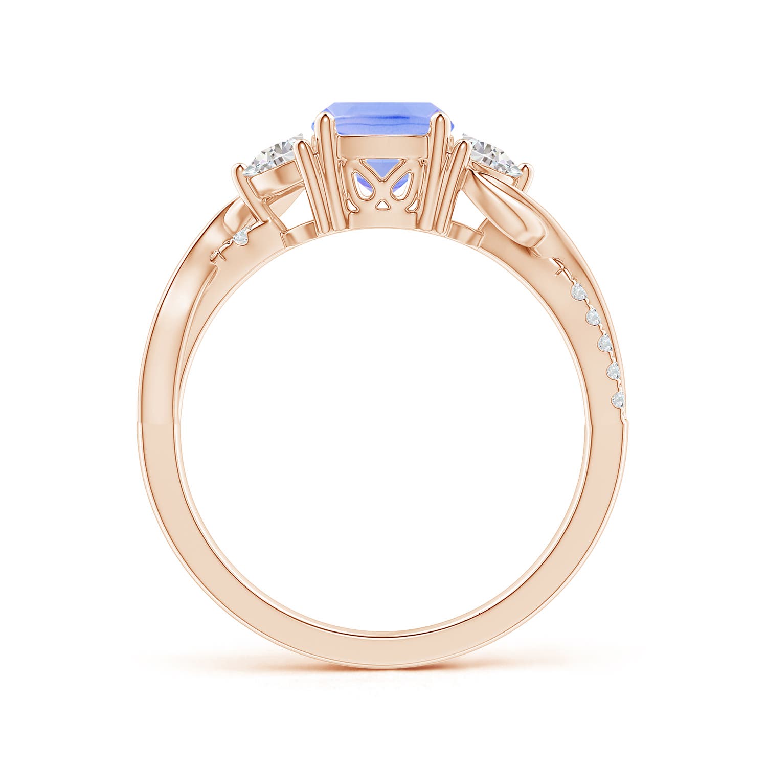 A - Tanzanite / 1.43 CT / 14 KT Rose Gold