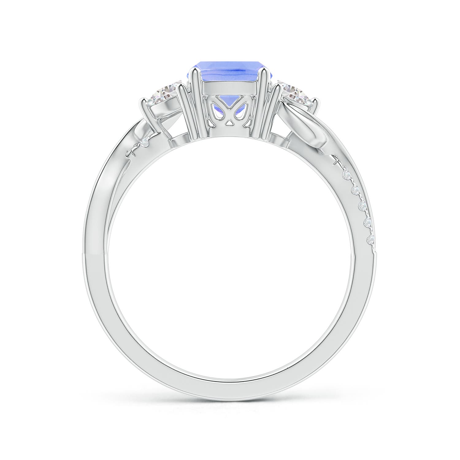 A - Tanzanite / 1.43 CT / 14 KT White Gold