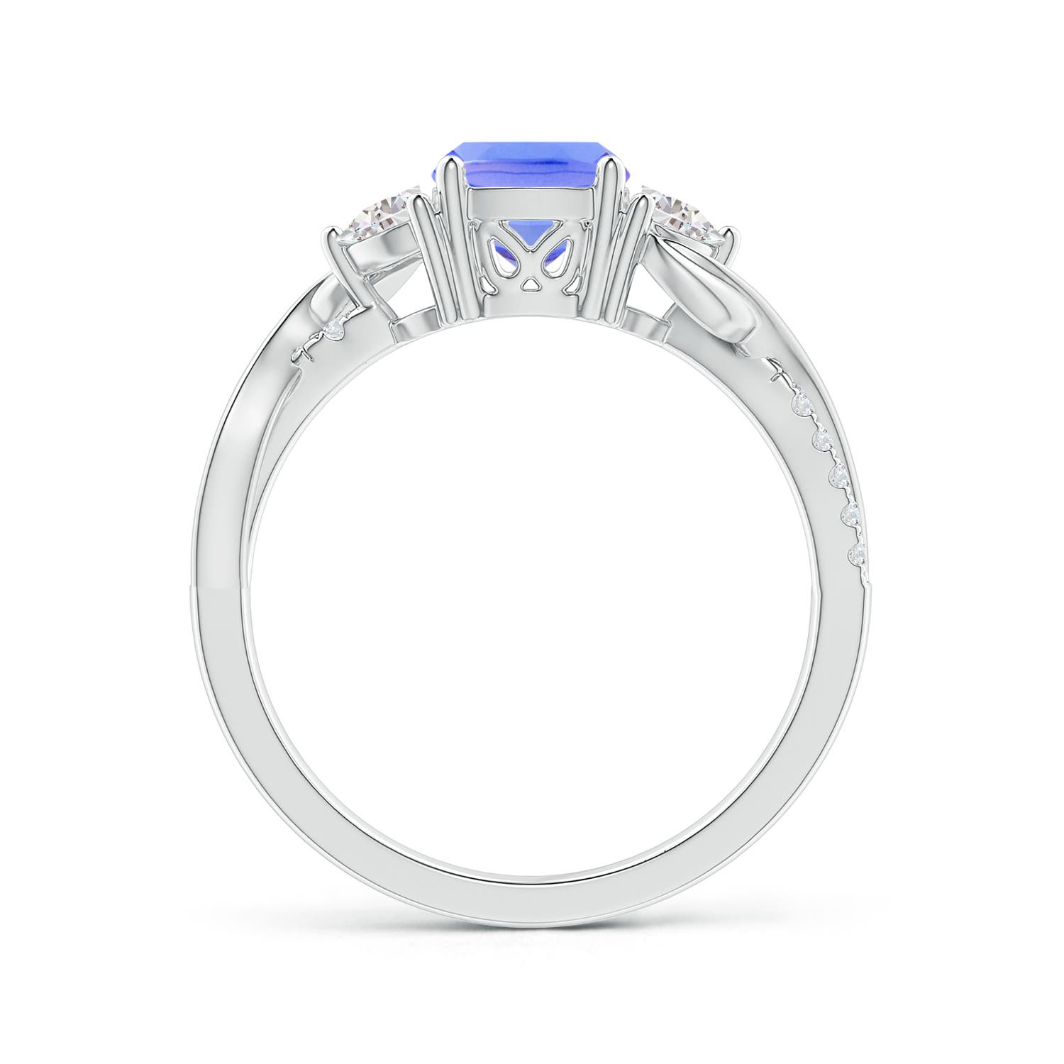 AA - Tanzanite / 1.43 CT / 14 KT White Gold