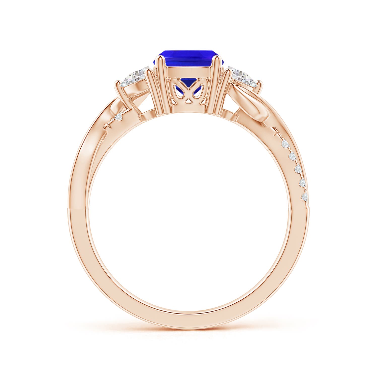 AAA - Tanzanite / 1.43 CT / 14 KT Rose Gold