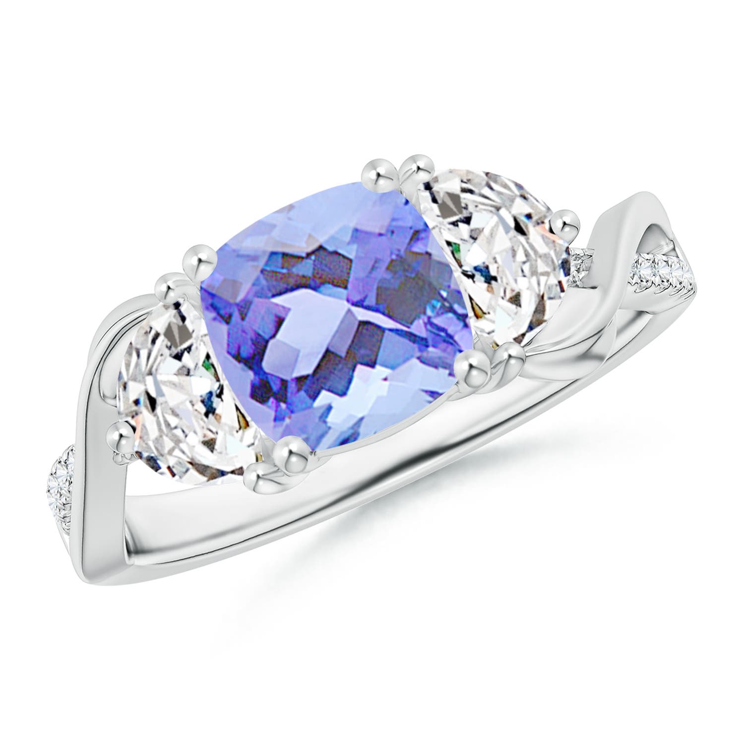 A - Tanzanite / 1.88 CT / 14 KT White Gold