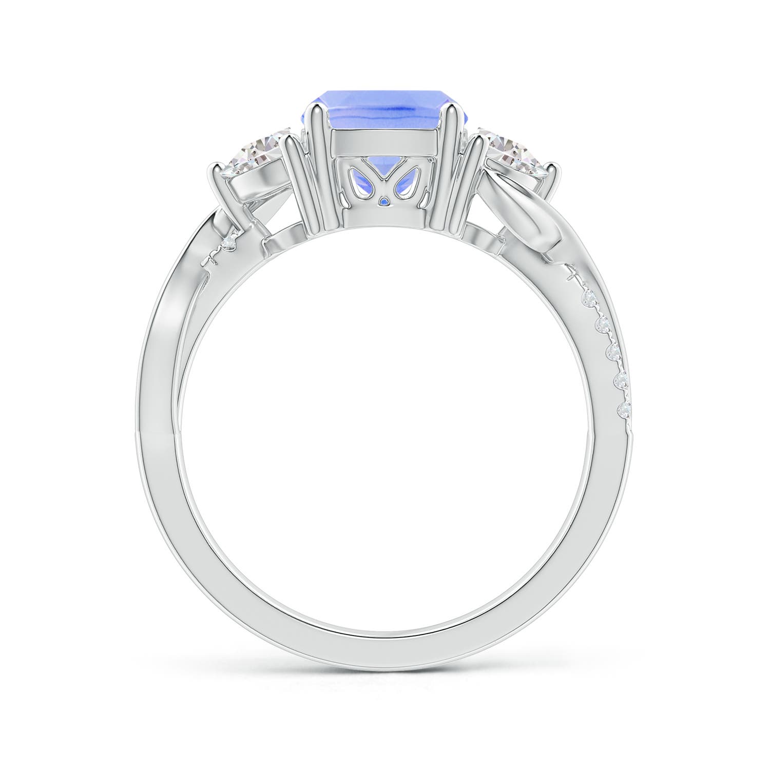 A - Tanzanite / 1.88 CT / 14 KT White Gold