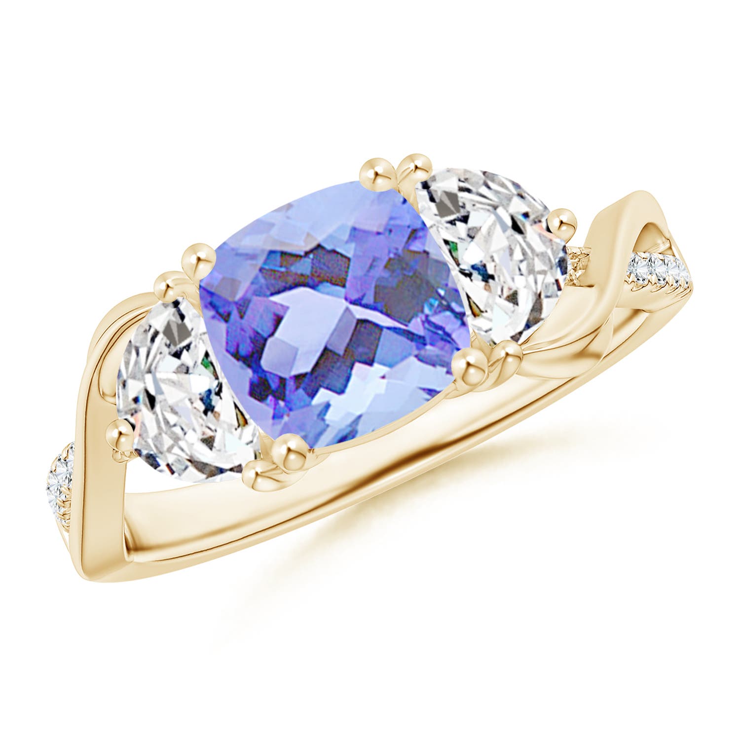 A - Tanzanite / 1.88 CT / 14 KT Yellow Gold