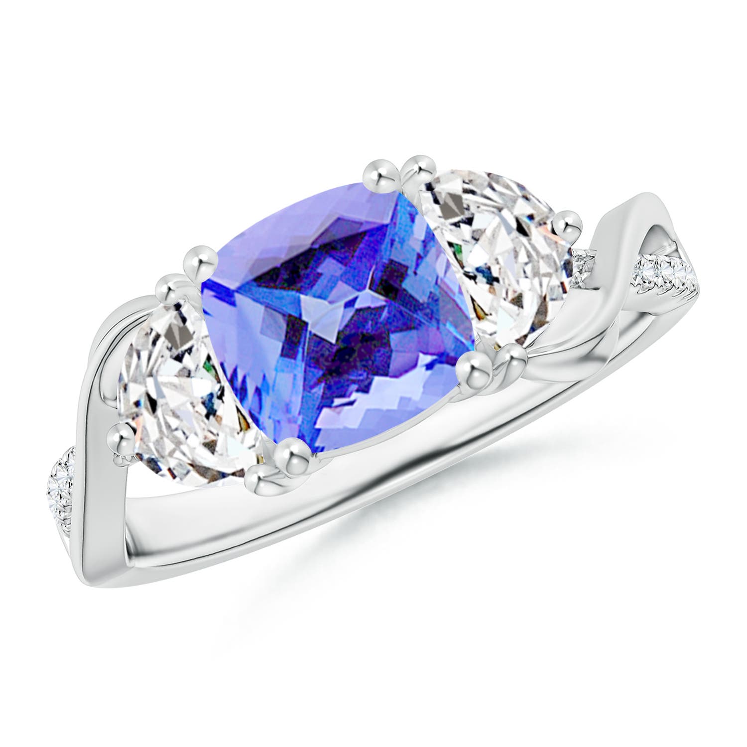 AA - Tanzanite / 1.88 CT / 14 KT White Gold