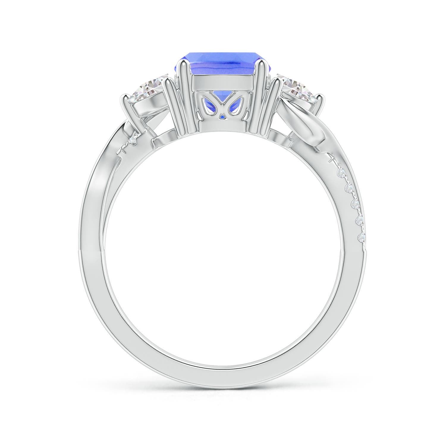 AA - Tanzanite / 1.88 CT / 14 KT White Gold